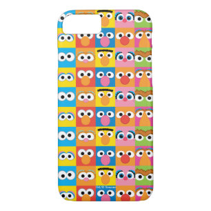 Sesame Street Character Eyes Pattern iPhone 8/7 Hoesje