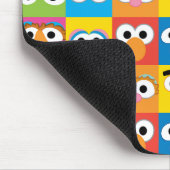 Sesame Street Character Eyes Pattern Muismat (Hoek)