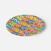 Sesame Street Character Eyes Pattern Papieren Bordje (Gekanteld)