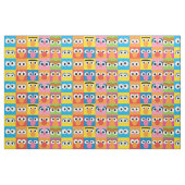 Sesame Street Character Eyes Pattern Stof (Fat Quarter)