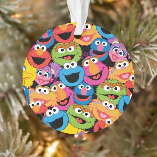 Sesame Street Character Faces Pattern (Arbre)