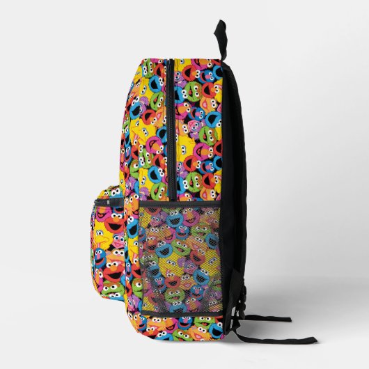 Sesame Street Character Facter Pattern Bedrukte Rugzak (Rechts)