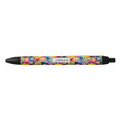 Sesame Street Character Facter Pattern Blauwe Inkt Pen (Voorkant)