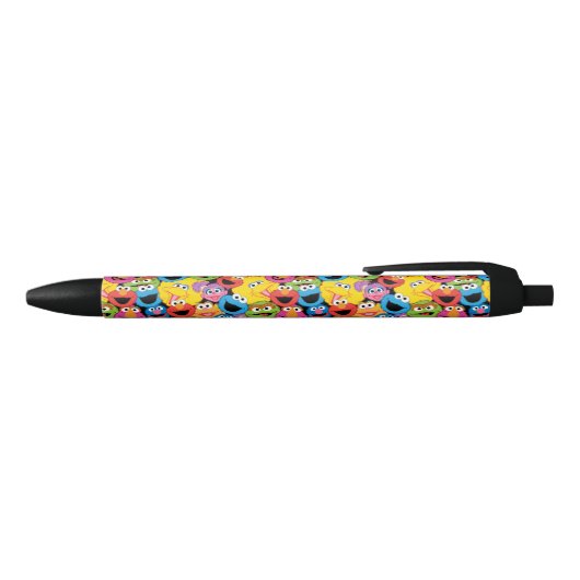 Sesame Street Character Facter Pattern Blauwe Inkt Pen (Bovenkant)