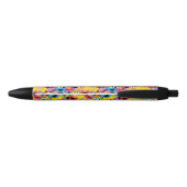 Sesame Street Character Facter Pattern Blauwe Inkt Pen (Achterkant)