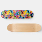 Sesame Street Character Facter Pattern Skateboard (Horizontaal)