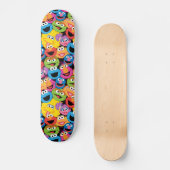 Sesame Street Character Facter Pattern Skateboard (Voorkant)