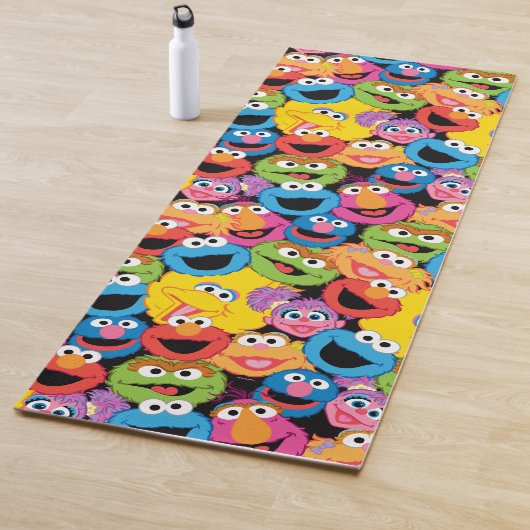 Sesame Street Character Facter Pattern Yogamat (In situ)