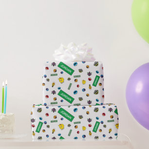 Sesame Street Character Pattern Cadeaupapier