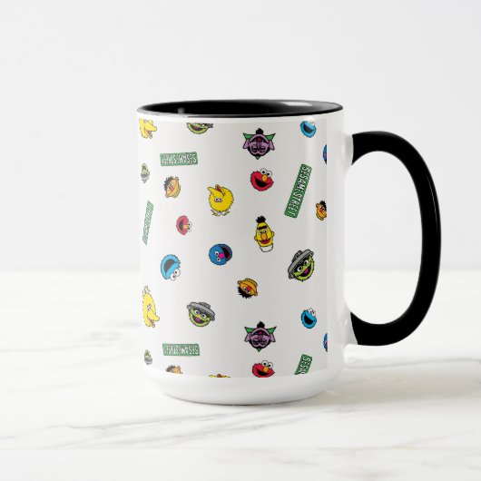 Sesame Street Character Pattern Mok (Rechts)