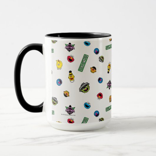 Sesame Street Character Pattern Mok (Links)