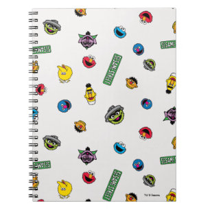 Sesame Street Character Pattern Notitieboek