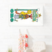 Sesame Street Characters First Birthday Banner (Insitu)