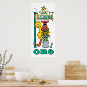 Sesame Street Characters First Birthday Poster (Cuisine)