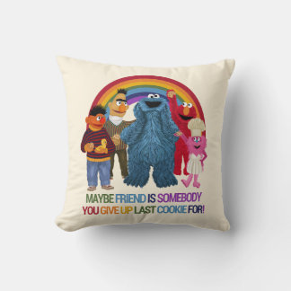 Sesame Street Characters | Friends Quote Kussen