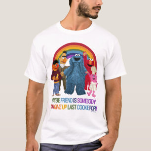Sesame Street Characters Friends Quote T-shirt