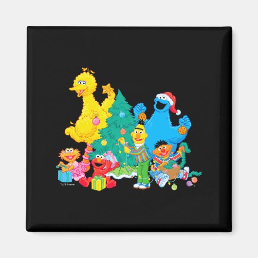 Sesame Street Christmas Pals Magneet (Voorkant)