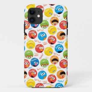 Sesame Street Circle Character Pattern iPhone 11 Hoesje