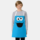 Sesame Street Cookie Monster Face Schort (Gedragen)