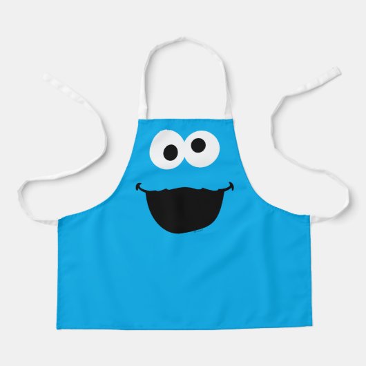 Sesame Street Cookie Monster Face Schort (Voorkant)