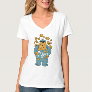 Sesame Street Cookie Monster - Me Kan Niet Stopp T-shirt