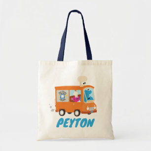 Sesame Street Cookie Monster Voedseltruck Tote Bag