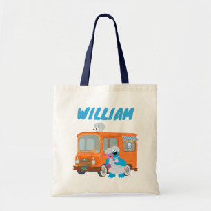 Sesame Street Cookie Monster Voedseltruck Tote Bag