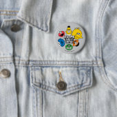 Sesame Street Crew Ronde Button 5,7 Cm (In situ)