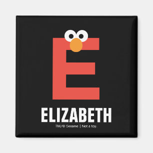 Sesame Street E is voor Elmo Magneet