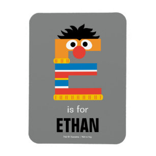 Sesame Street E is voor Ernie Magneet