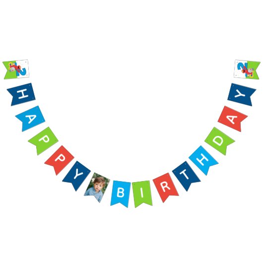 Sesame Street Elmo Chugga Chugga Two Two Birthday Vlaggetjes (Alle)