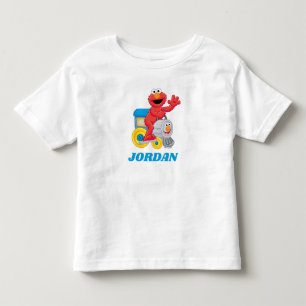 Sesame Street Elmo Chugga Chugga Two Two Verjaarda Kinder Shirts