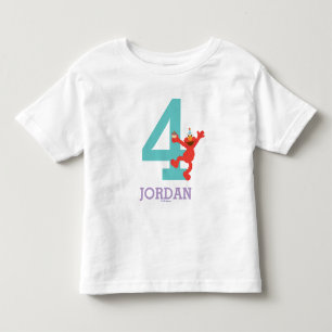 Sesame Street Elmo - Confetti 4e verjaardag Kinder Shirts