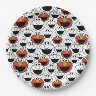 Sesame Street Elmo - Eerste verjaardag papieren Bordje