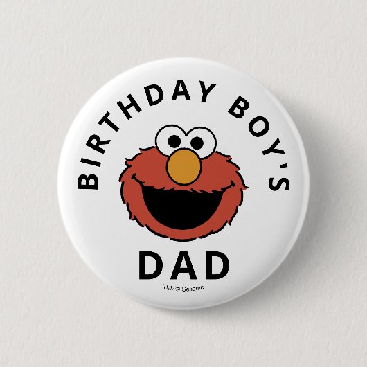 Sesame Street | Elmo - First Birthday Button (Voorkant)