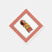 Sesame Street | Elmo - First Birthday Napkins Servet (Hoek)