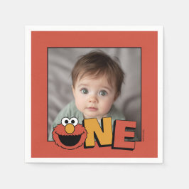 Sesame Street | Elmo - First Birthday Napkins Servet