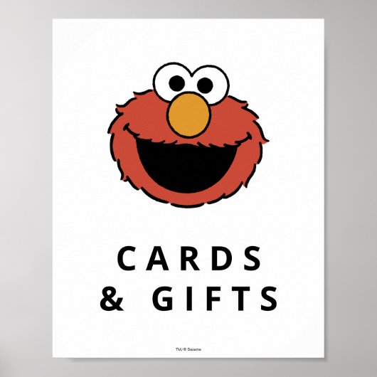 Sesame Street | Elmo - First Birthday Poster (Devant)
