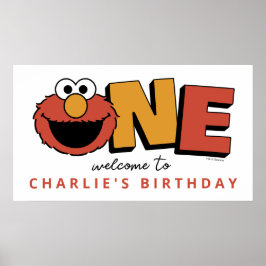 Sesame Street | Elmo - First Birthday Poster