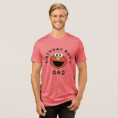 Sesame Street | Elmo - First Birthday Tri-Blend Sh Tri-Blend Shirt (Voorkant volledig)