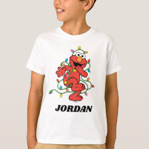 Sesame Street Elmo Kerstlichtjes T-shirt