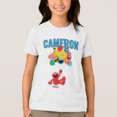 Sesame Street | Elmo & Pals Birthday Tri-Blend Shirt (Voorkant)