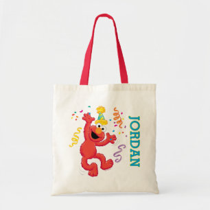 Sesame Street Elmo Regenboog Verjaardag Tote Bag