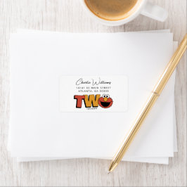 Sesame Street | Elmo - Second Birthday Label