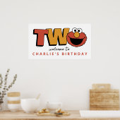 Sesame Street | Elmo - Second Birthday Poster (Keuken)