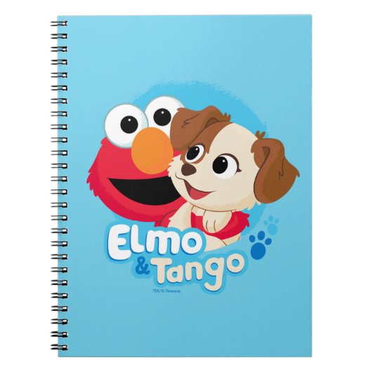 Sesame Street | Elmo & Tango-badge Notitieboek (Voorkant)
