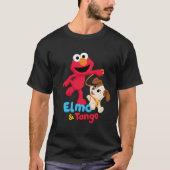 Sesame Street | Elmo & Tango hardlopen T-shirt (Voorkant)