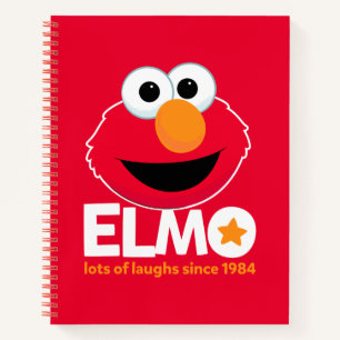 Sesame Street Elmo Veel Lachsalvo's Sinds 1984 Notitieboek