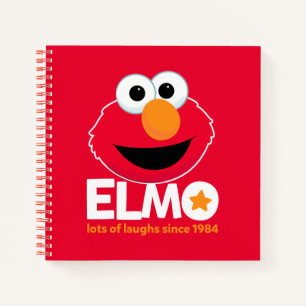 Sesame Street Elmo Veel Lachsalvo's Sinds 1984 Notitieboek