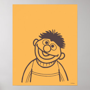 Sesame Street Ernie Poster